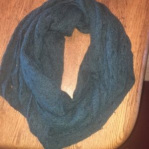 Dark green scarf